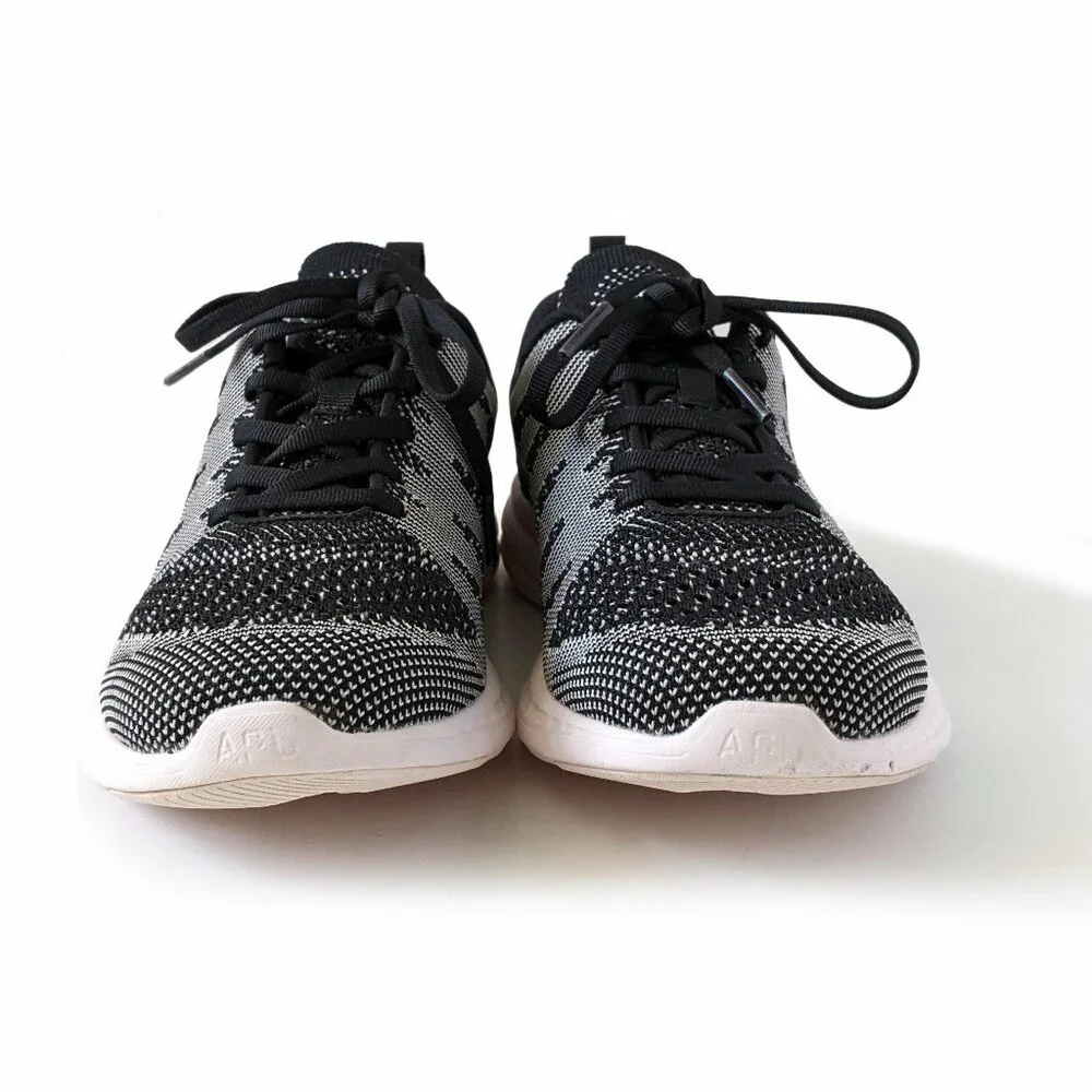 APL Techloom Pro Sneakers In Black / Bleached Pink Size 8.5 - Picture 7 of 16